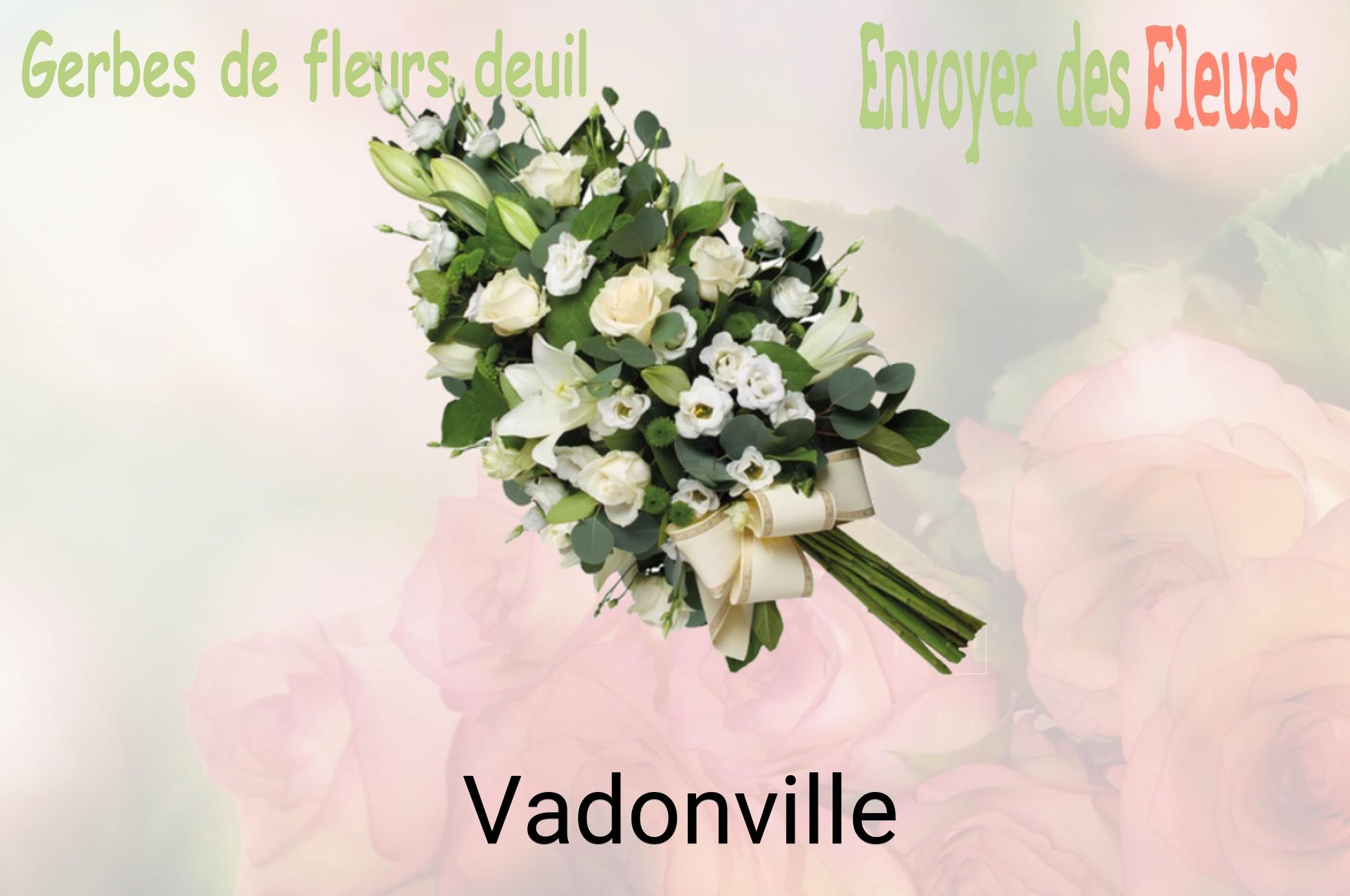 Gerbe de fleurs de deuil livrée à Vadonville